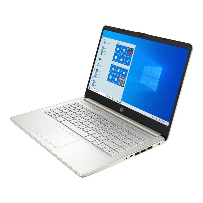 HP 14S-DQ3036TU LAPTOP (PALE GOLD) | 14” HD | PENTIUM SILVER N6000 | 8GB DDR4 | 256GB SSD | INTEL UHD | WIN11 + HP PRELUDE 15.6" TOPLOAD BAG - Image 3