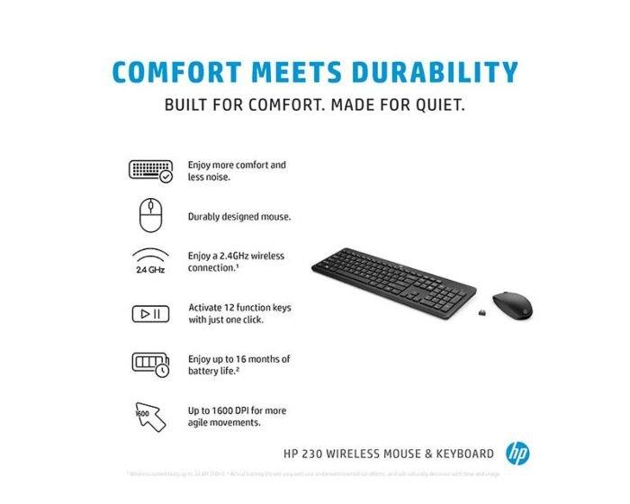 HP 230 Wireless Keyboard (3L1E7AA) - Image 5