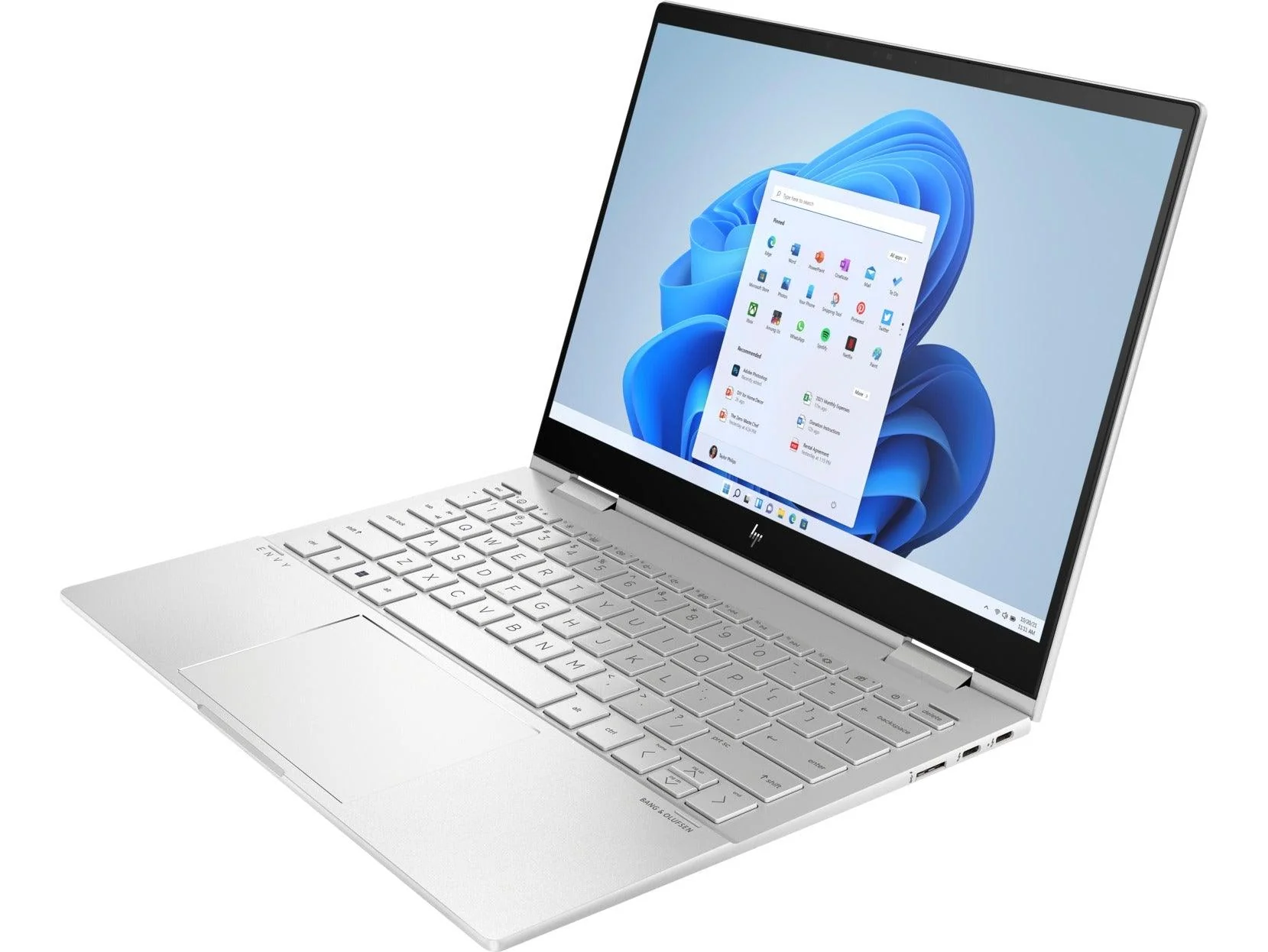 HP Envy X360 13-BF0108TU 2-In-1 Laptop (Natural Silver) | 13.3”  WUXGA | i5-1230U | 16 GB RAM | 512 GB SSD | Intel Iris Xe | Windows 11 |  MS Office H&S 2021 | Stylus Pen | HP Prelude 15.6”  Topload Bag - Image 3