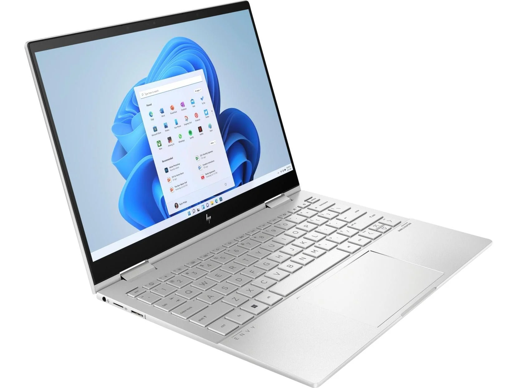 HP Envy X360 13-BF0108TU 2-In-1 Laptop (Natural Silver) | 13.3”  WUXGA | i5-1230U | 16 GB RAM | 512 GB SSD | Intel Iris Xe | Windows 11 |  MS Office H&S 2021 | Stylus Pen | HP Prelude 15.6”  Topload Bag - Image 6