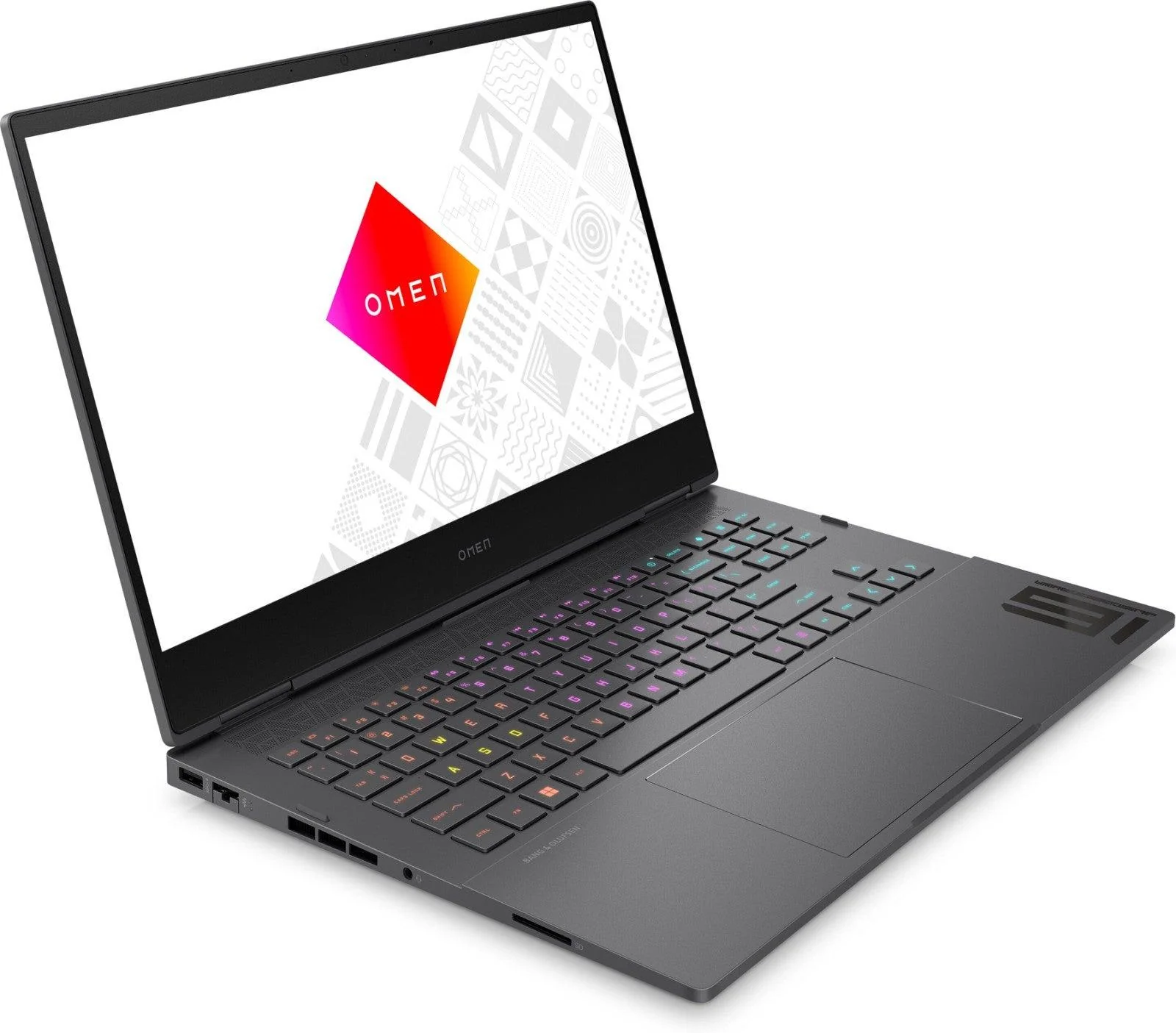 HP Omen 16-N0081AX Gaming Laptop (Mica Silver) | 16.1” QHD IPS (2560 x 1440) | Ryzen™ 7 6800H | 16GB RAM | 512GB SSD | RTX 3060 | Windows 11 Home |  MS Office Home & Student 2021 | HP Travel 18L 15.6 Backpack (Iron Grey) - Image 2