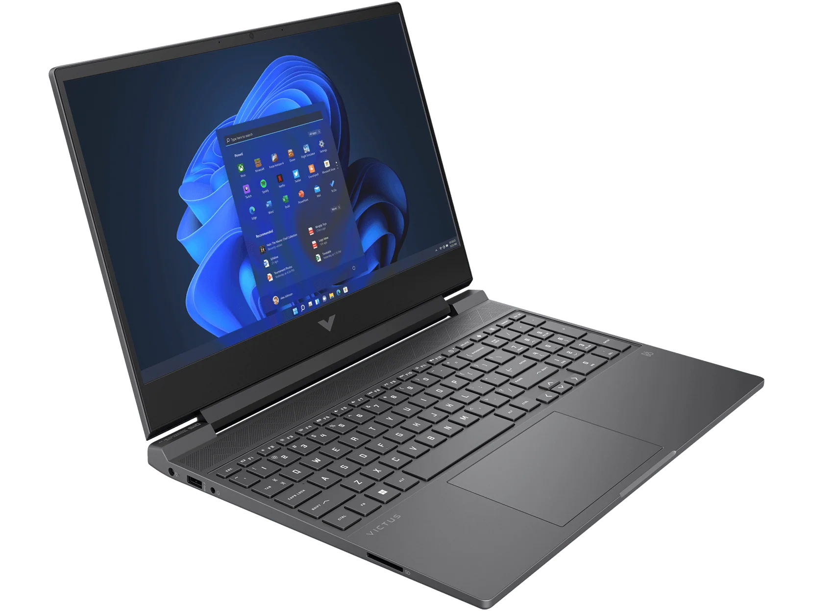 HP Victus 15-FA0098TX Gaming Laptop (Mica Silver) | 15.6” FHD IPS | i5 12500H | 16GB RAM | 512GB SSD | RTX 3050Ti | Windows 11 Home | MS Office Home & Student 2021 | HP Prelude 15.6” Topload Bag - Image 3