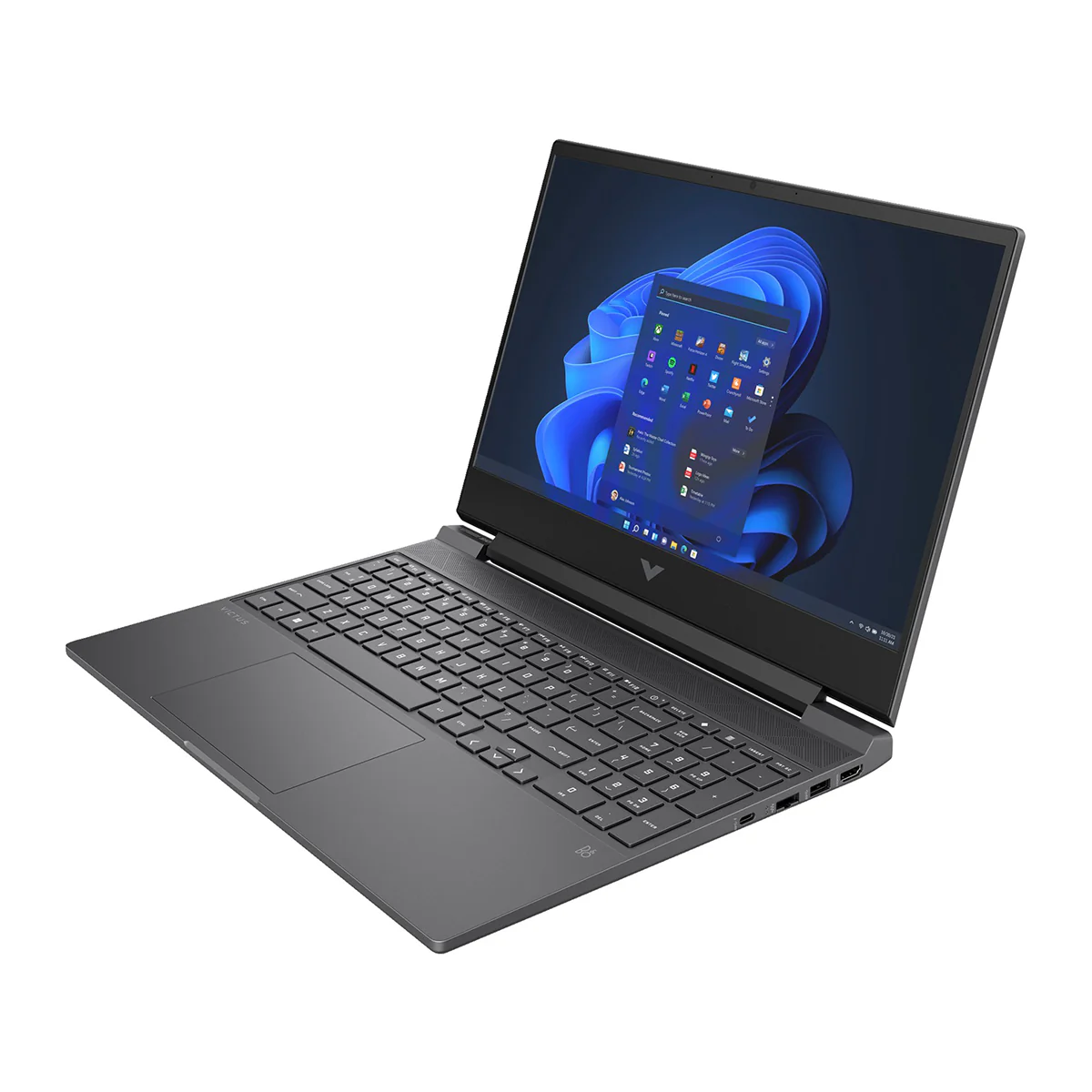 HP Victus 15-FB1057AX Gaming Laptop (Mica Silver) | 15.6" FHD (1920x1080) IPS 144Hz | Ryzen 5 7535HS | 8GB RAM | 512GB SSD | RTX 2050 | Windows 11 Home | HP Prelude Topload Bag - Image 4