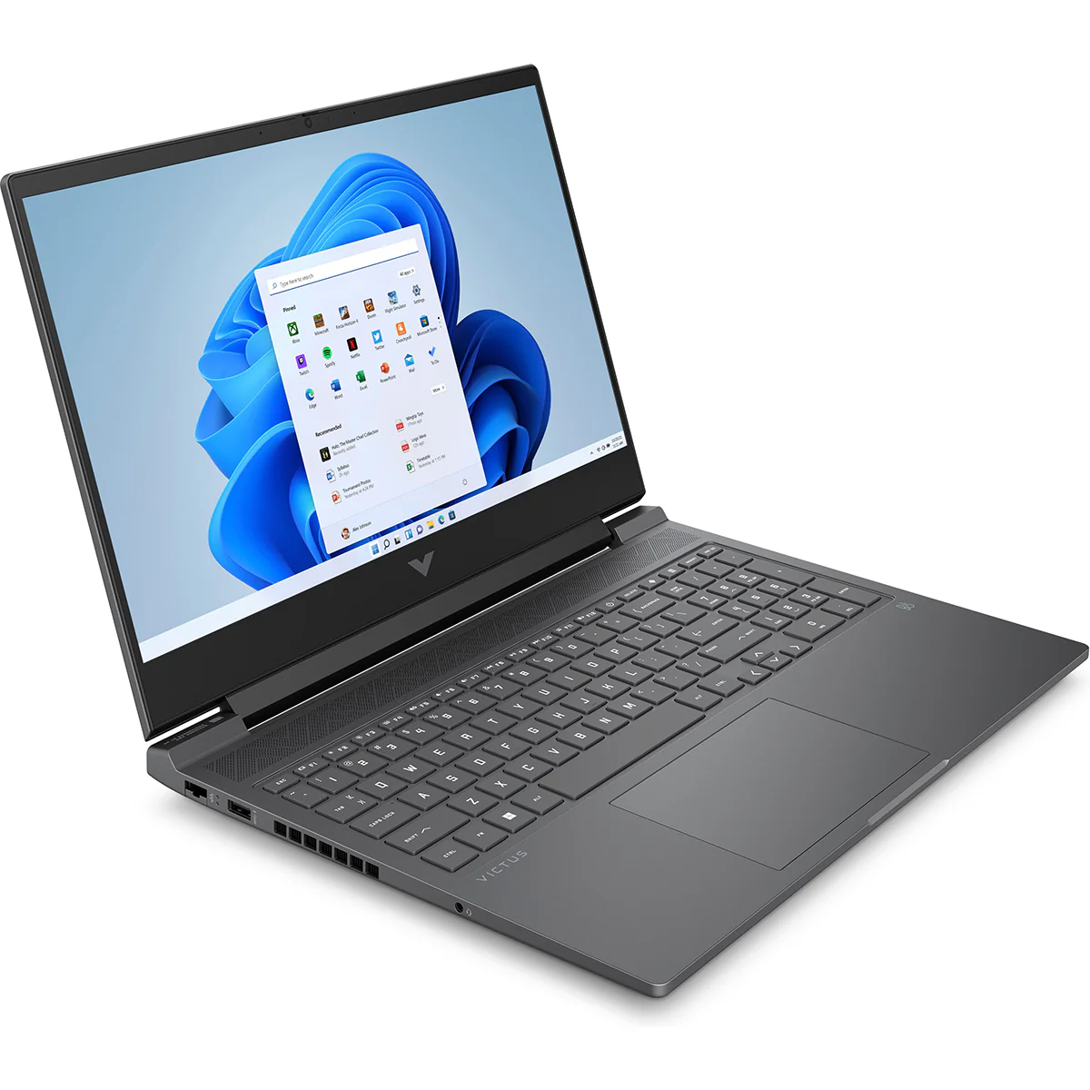 HP Victus 16-S0021AX Gaming Laptop (Mica Silver) | 16.1" FHD (1920x1080) | 144Hz IPS | Ryzen 5 7640HS | 16GB RAM | 512GB SSD | RTX 4050 | Windows 11 Home | MS Office Home & Student 2021 | HP Prelude Topload Bag - Image 4