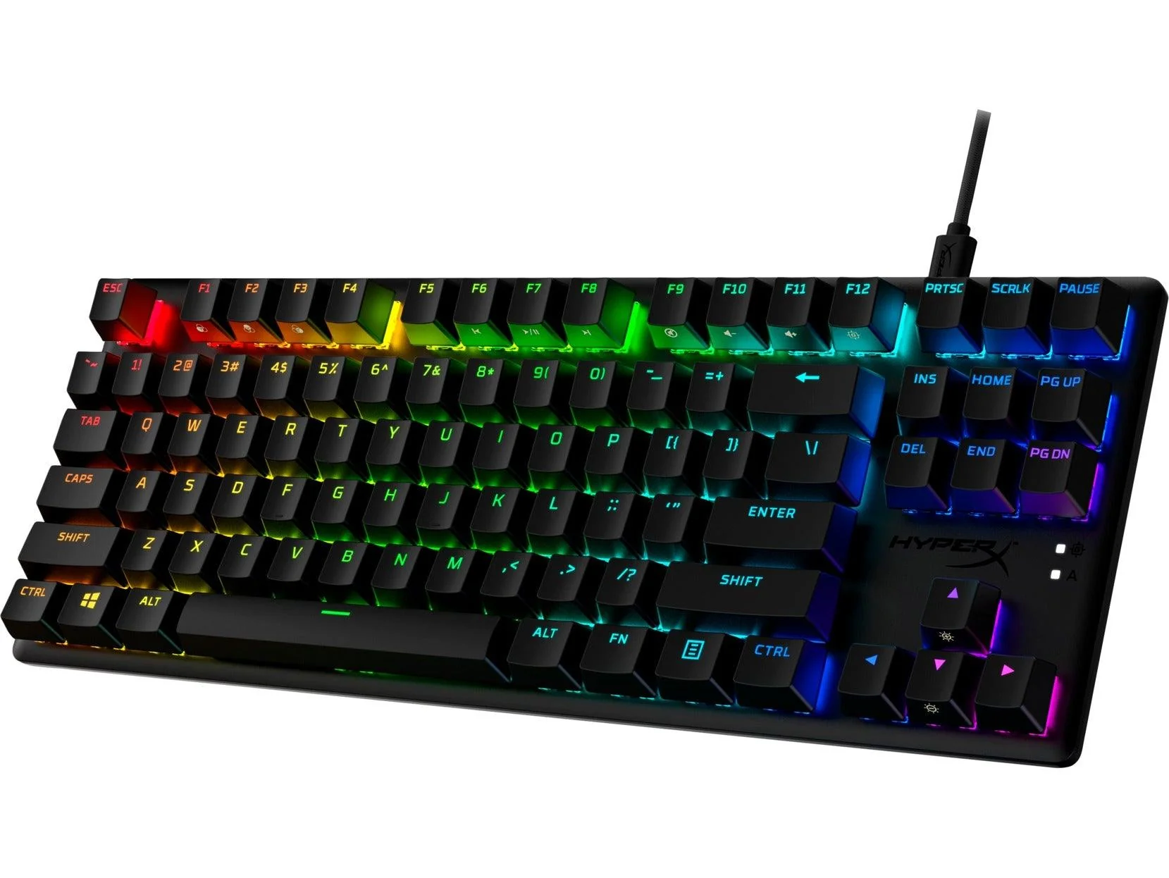 HYPERX Alloy Origins Core PBT RGB Mechanical Gaming Keyboard (Blue Switch Clicky) For PC/PS5/PS4/XBOX SERIES X/S / XBOXONE (639N8AA#ABA) - Image 4