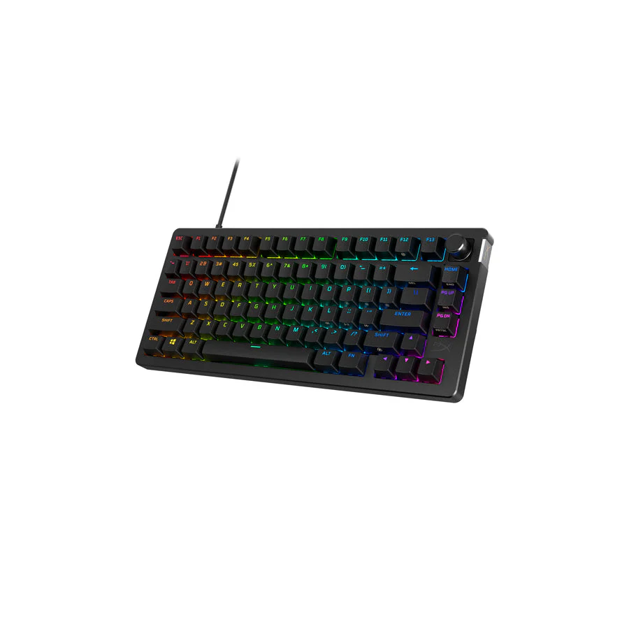 HyperX Alloy Rise 75 RGB Mechanical Gaming Keyboard Black (Red Linear Switch) (7G7A4AA#ABA) - Image 3
