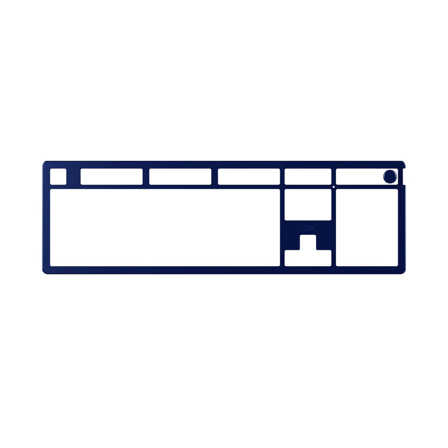 HyperX Alloy Rise Top Plate (White, Navy Blue) - Image 4