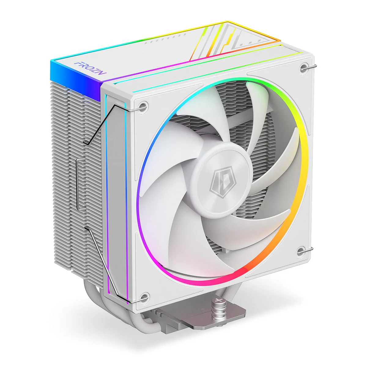 ID-Cooling Frozn A410 ARGB 4 Heatpipe 120mm CPU Cooler (Black, White) - Image 9