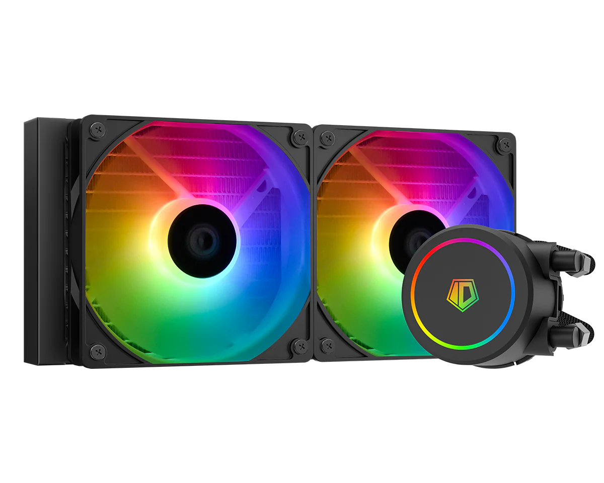 ID-Cooling FX240 ARGB 240mm AIO CPU Cooler (Black, White) - Image 2