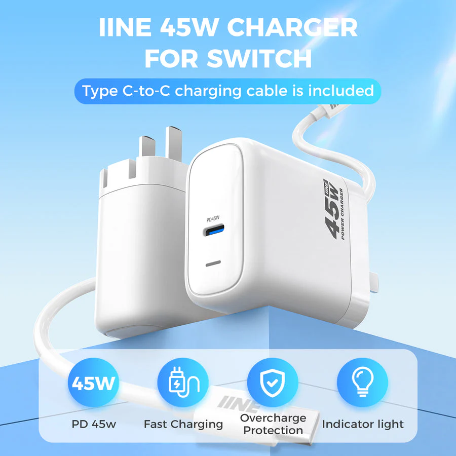 IINE 45W Charger for Nintendo Switch (L978) - Image 3
