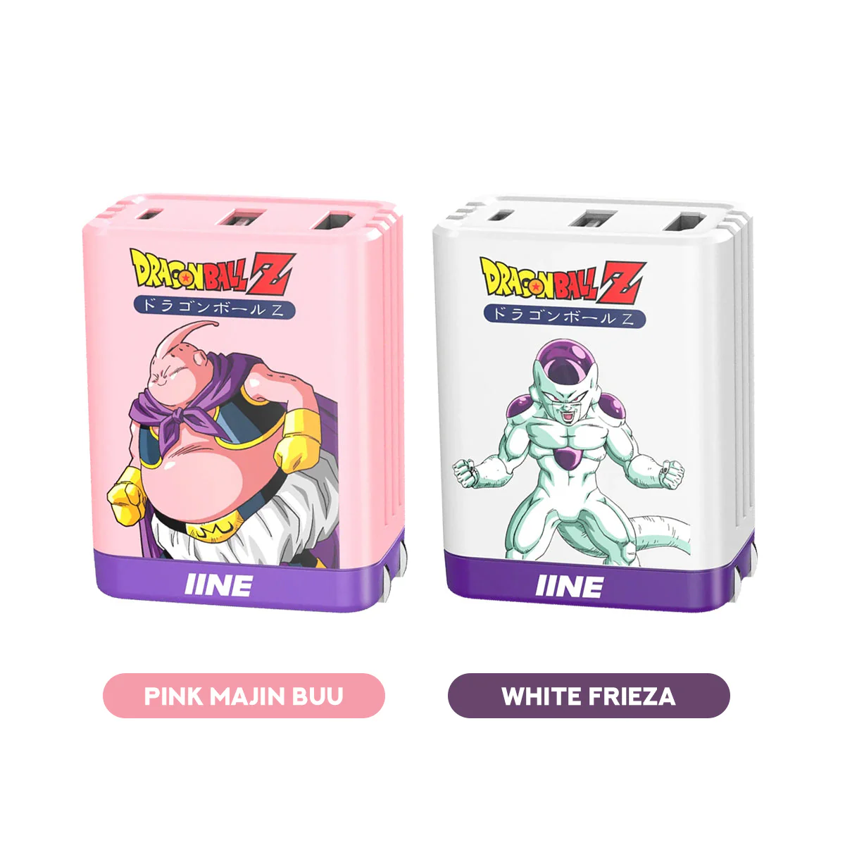 IINE 65W GaN Video Converter Fast Charger (Pink Majin Buu, White Frieza) (L849, L850) - Image 6