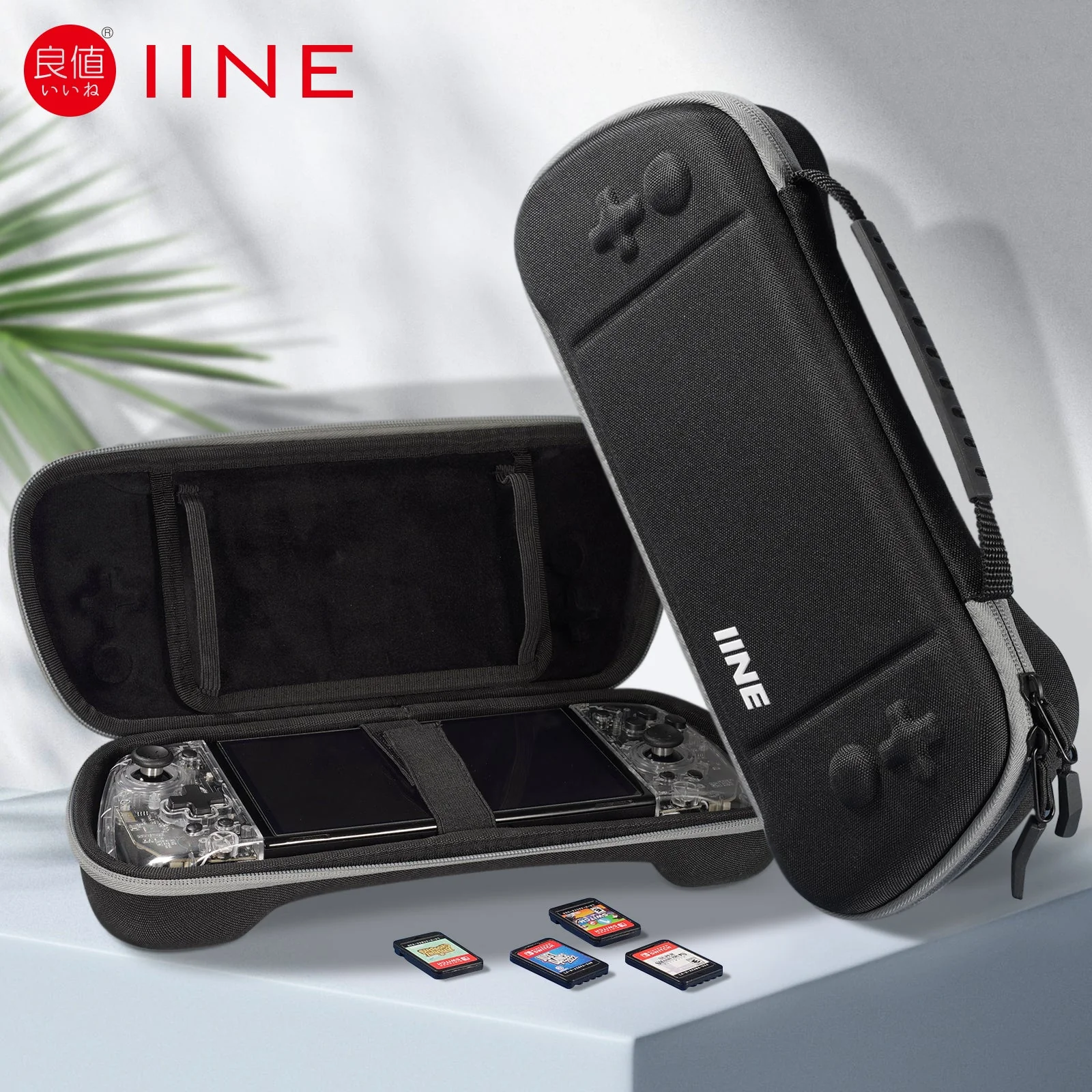 IINE Elite Plus Joy-Pad Bag for N-Switch / N-Switch OLED (Black) (L770) - Image 3