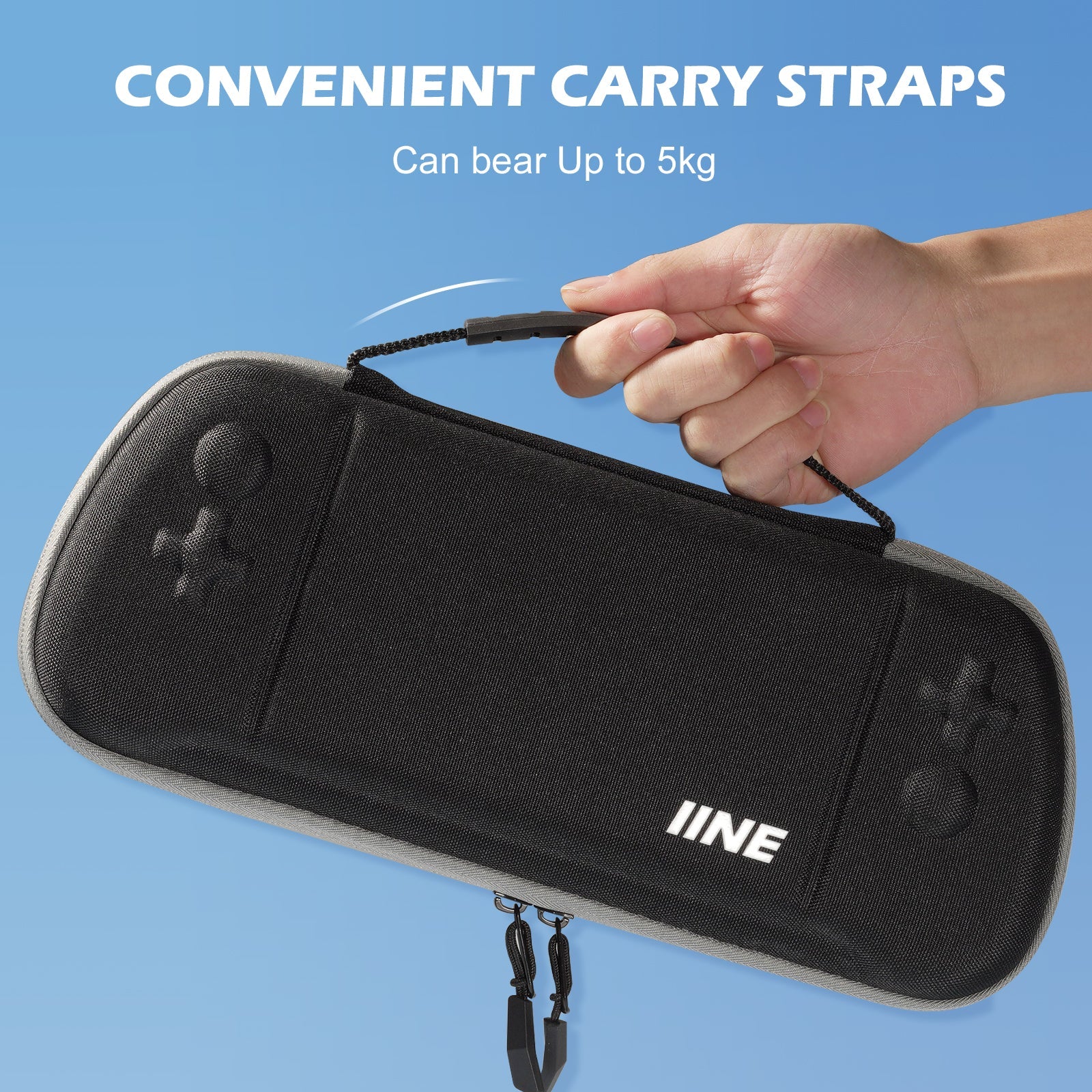 IINE Elite Plus Joy-Pad Bag for N-Switch / N-Switch OLED (Black) (L770) - Image 5