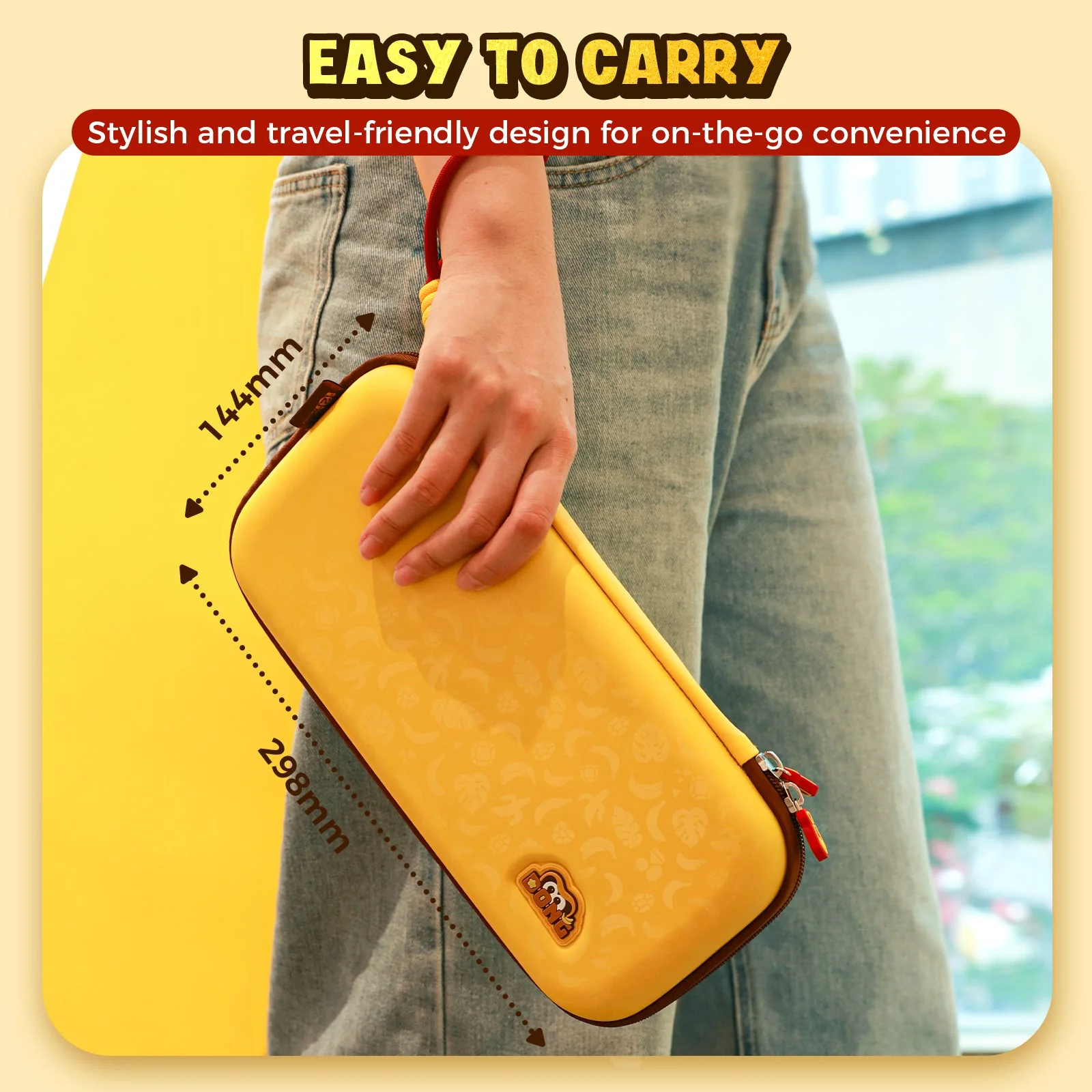 IINE Eva Storage Bag for Nintendo Switch 2 (Yellow) (L1179) - Image 7