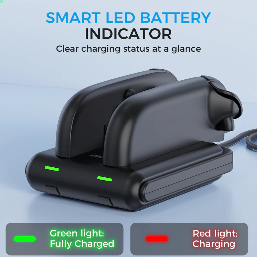 IINE Mini Dual Charge Dock for Nintendo Switch 2 (Black) (L1105) - Image 4