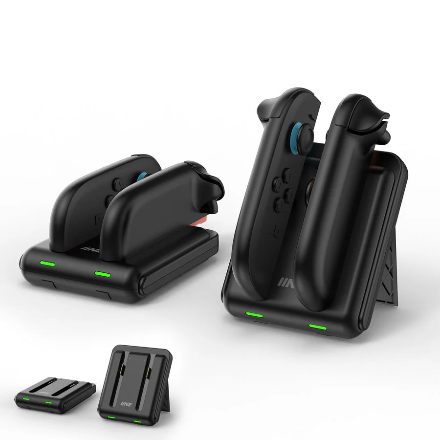 IINE Mini Dual Charge Dock for Nintendo Switch 2 (Black) (L1105) - Image 9
