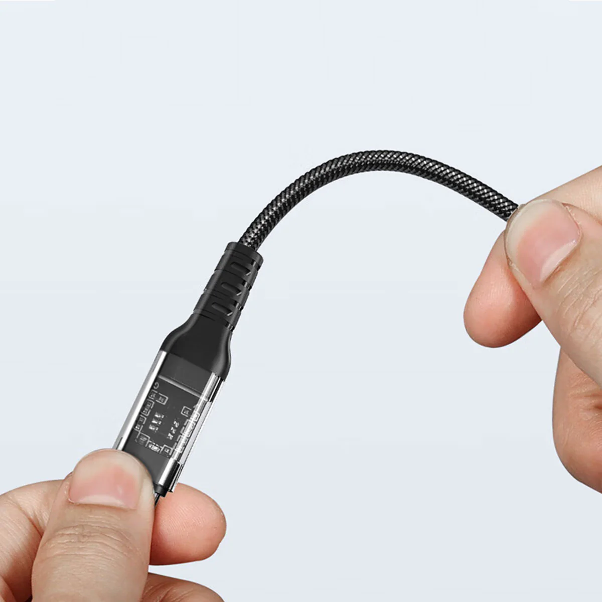 IINE NSW 1.5M Type-C Transparent Charging Cable (L732) - Image 2