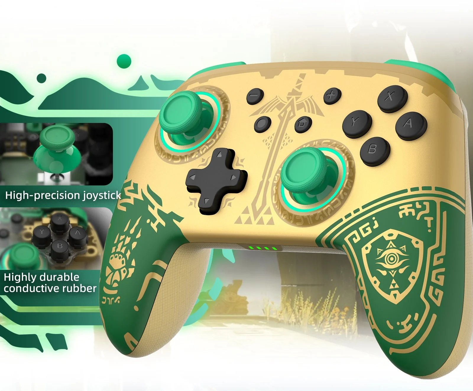 IINE NSW Wireless Controller For N-Switch / N-Switch OLED The Legend Of Zelda Tears Of The Kingdom (L807) - Image 3