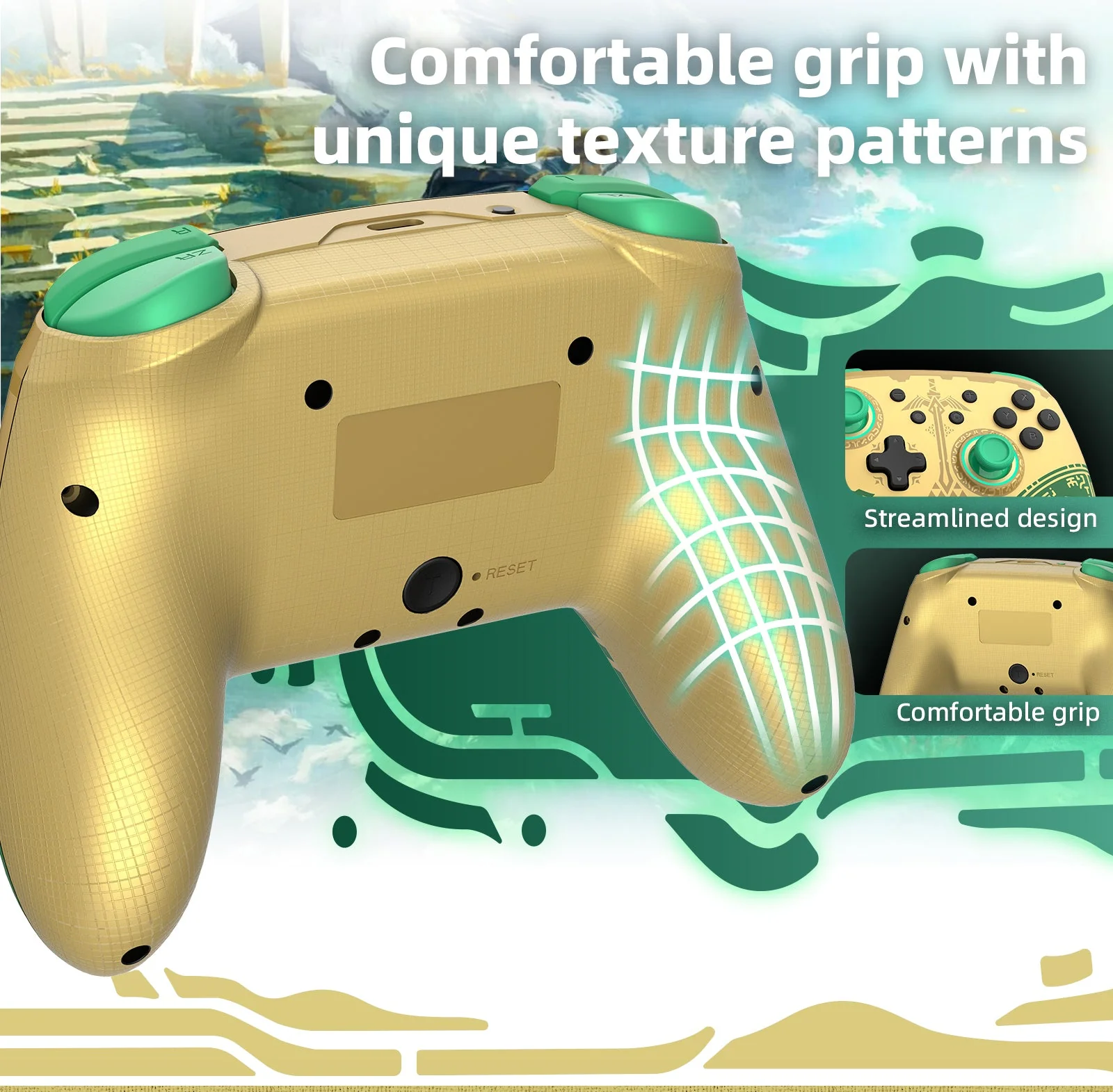 IINE NSW Wireless Controller For N-Switch / N-Switch OLED The Legend Of Zelda Tears Of The Kingdom (L807) - Image 4