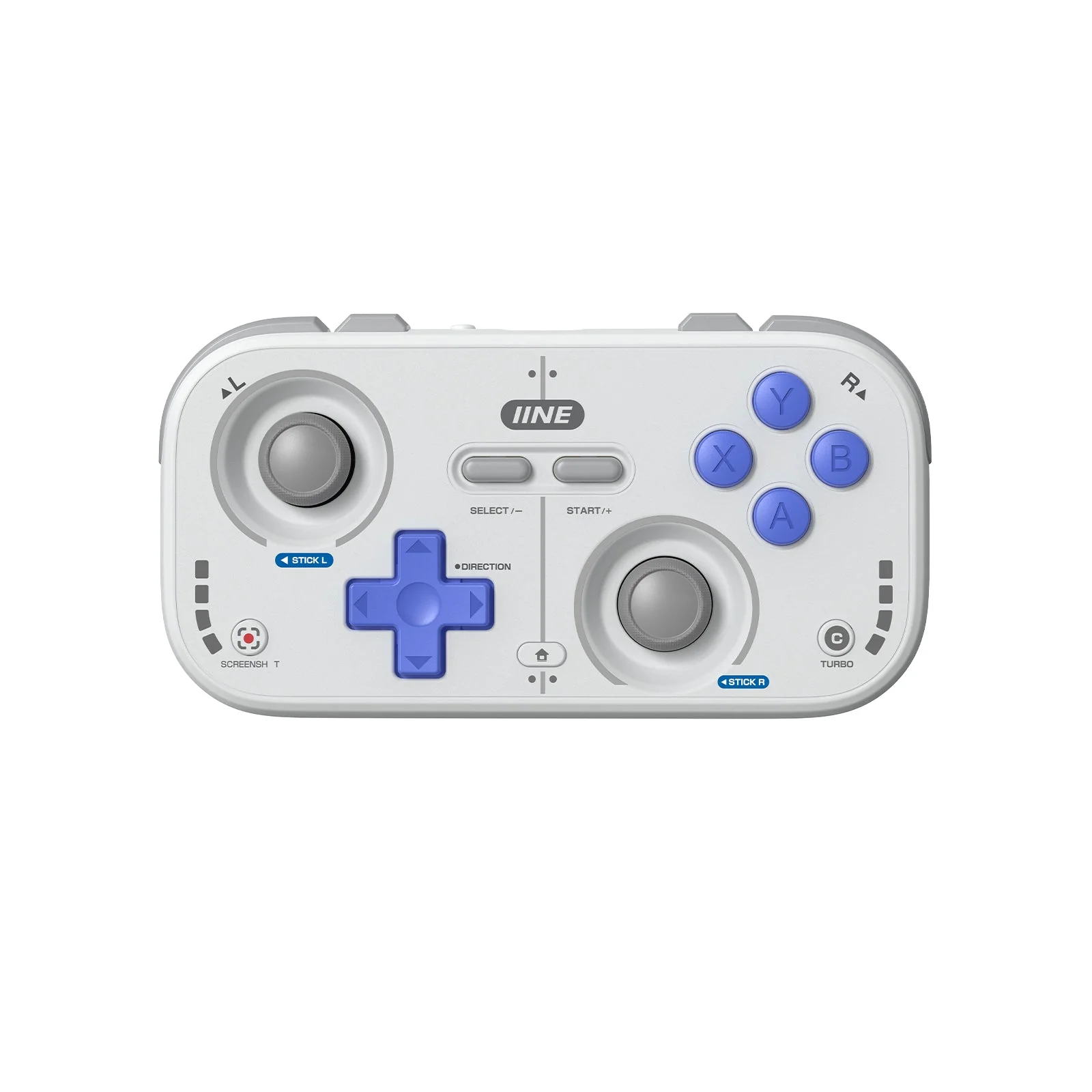 IINE Palm-Sized Retro Chronos Controller (Vintage Grey, Classic Black) (L1031, L1032) - Image 12