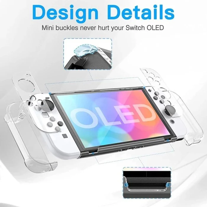 IINE Protective Case For N-Switch Oled (Crystal Clear) (L568) - Image 2