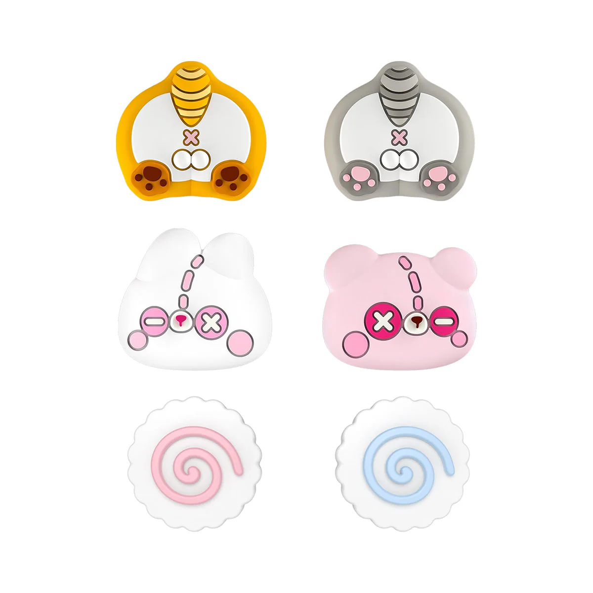 IINE Silicone Thumb Grip Caps For N-Switch (Bunny and Bear, Kamaboko, Feline Fanny) - Image 13