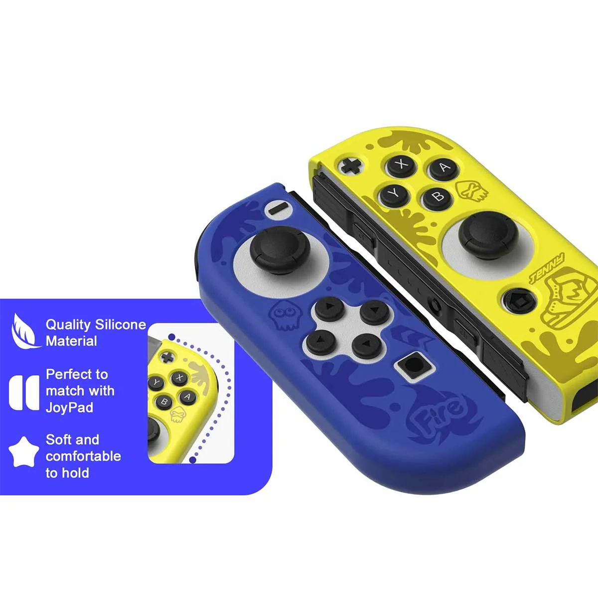 IINE Splatoon 3 Octopus Edition Joy-Con Silicone Case For N-Switch (L707) - Image 2