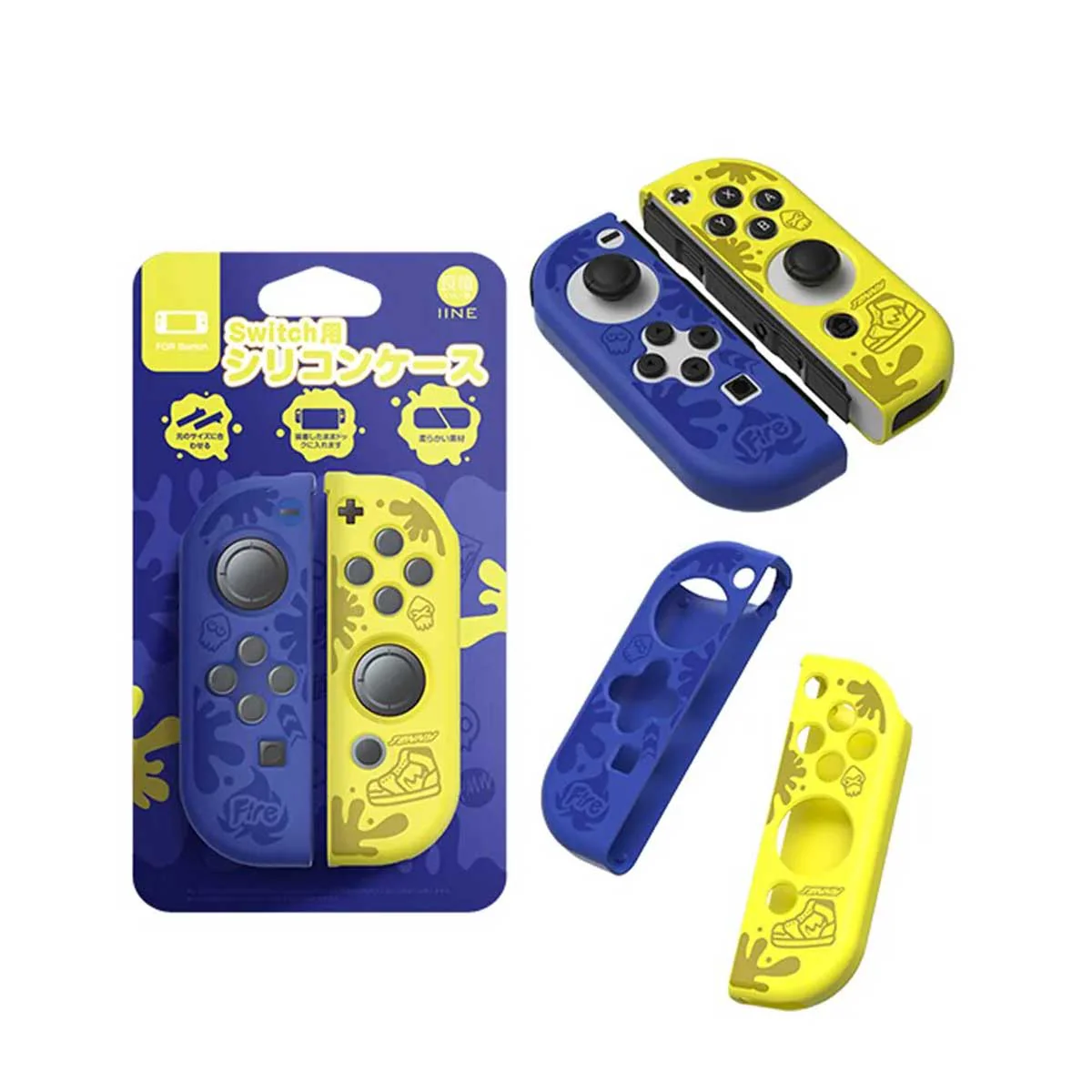 IINE Splatoon 3 Octopus Edition Joy-Con Silicone Case For N-Switch (L707) - Image 5