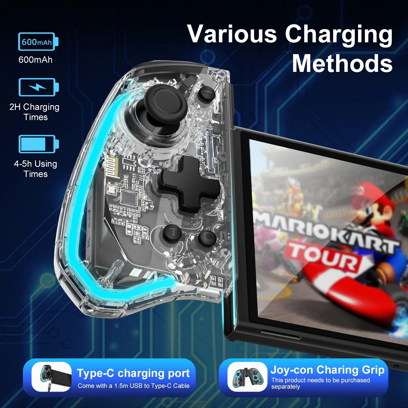 IINE Switch JoyCon Transparent 2 (L736) - Image 10