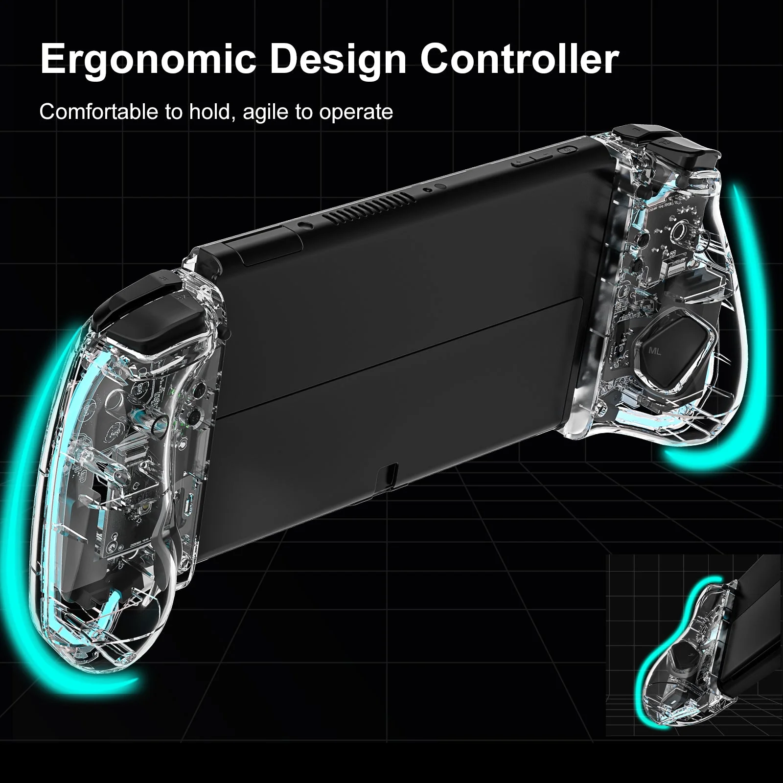 IINE Switch JoyCon Transparent 2 (L736) - Image 11