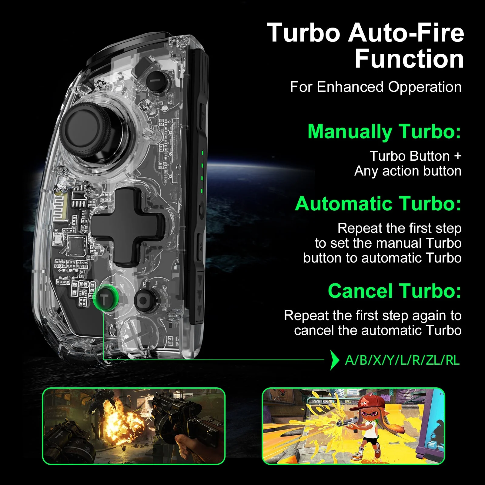 IINE Switch JoyCon Transparent 2 (L736) - Image 8
