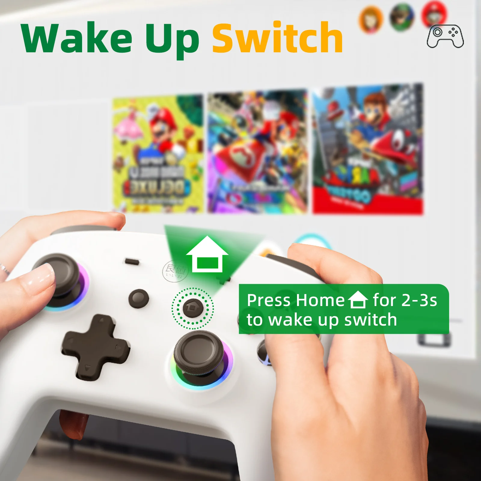 IINE Switch Macro Programming Controller PPD Exclusive For Switch / Switch Lite / Switch OLED (White) (L804) - Image 7