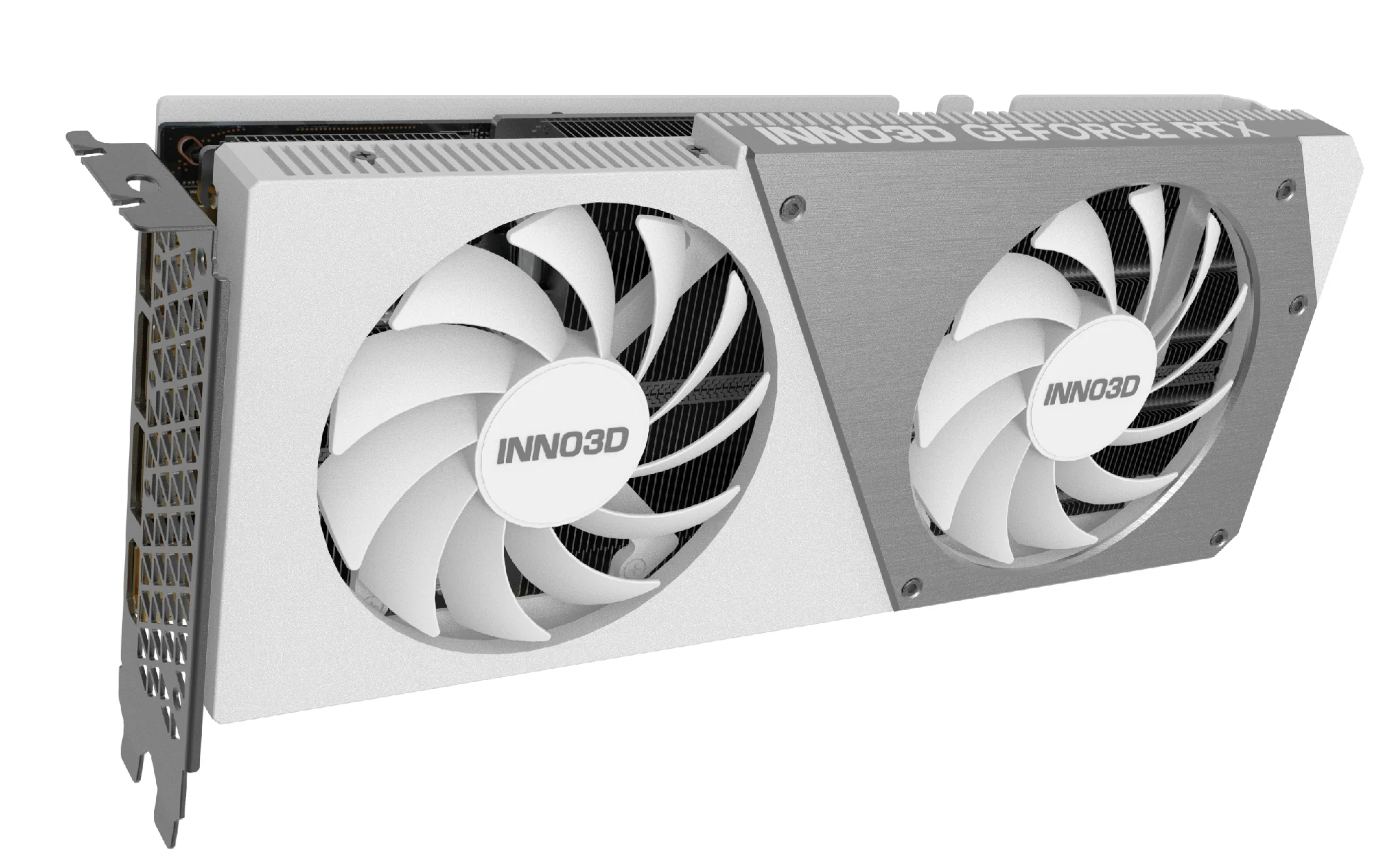INNO3D GeForce RTX 4070 Ti Super Twin X2 OC 16GB GDDR6X Graphics Card (White) (N407TS2-166XX-186156W) - Image 2