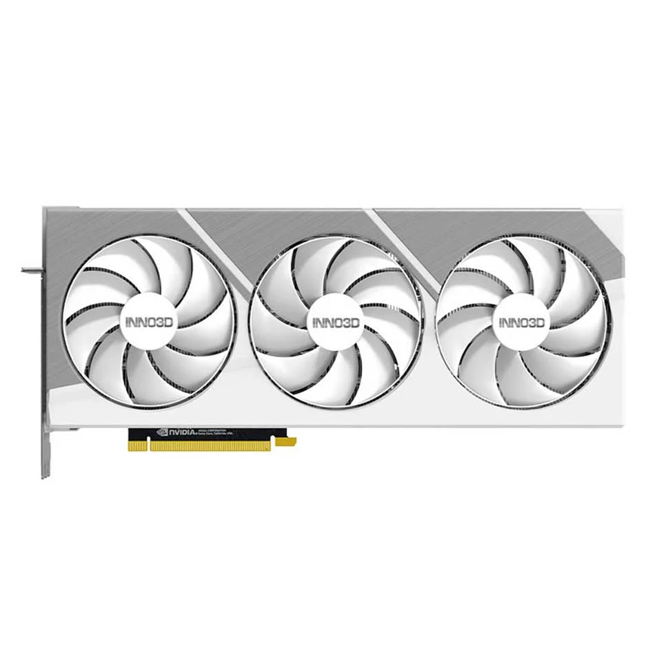 INNO3D GeForce RTX 4080 Super X3 OC 16GB GDDR6X Graphics Card (White) (N408S3-166XX-18703259)