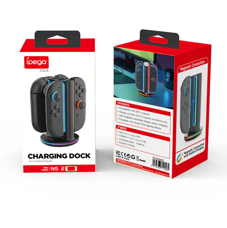 Ipega Square Seat Charging Dock for Nintendo Switch 2 (PG-SW2051) - Image 6