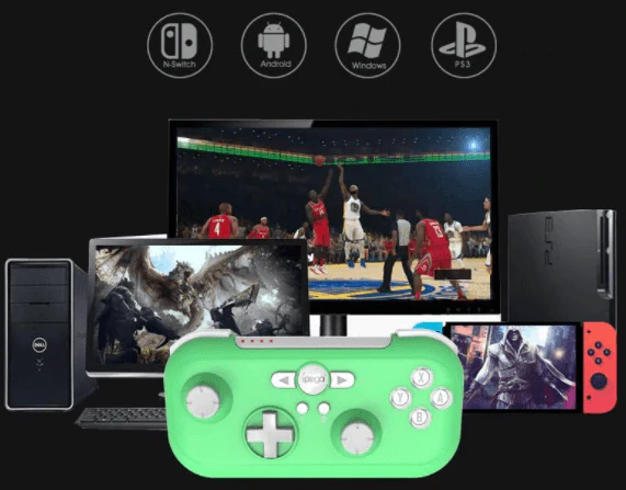IPEGA WIRELESS MINI CONTROLLER FOR N-SWITCH/ANDROID DEVICES/WINDOWS PC/P3 GREEN (PG-SW021D) - Image 5