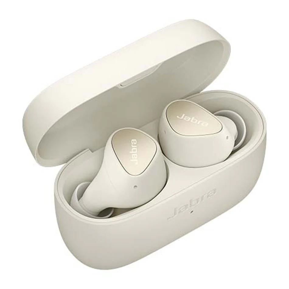 Jabra Elite 4 True Wireless Earbuds With ANC (Light Beige) - Image 2