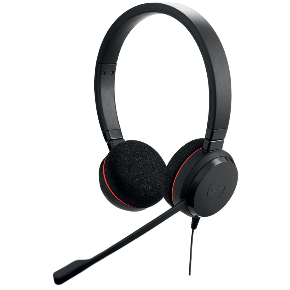 Jabra Evolve 20 Stereo UC USB-C/A Noise-Cancelling Headset (Black) - Image 3
