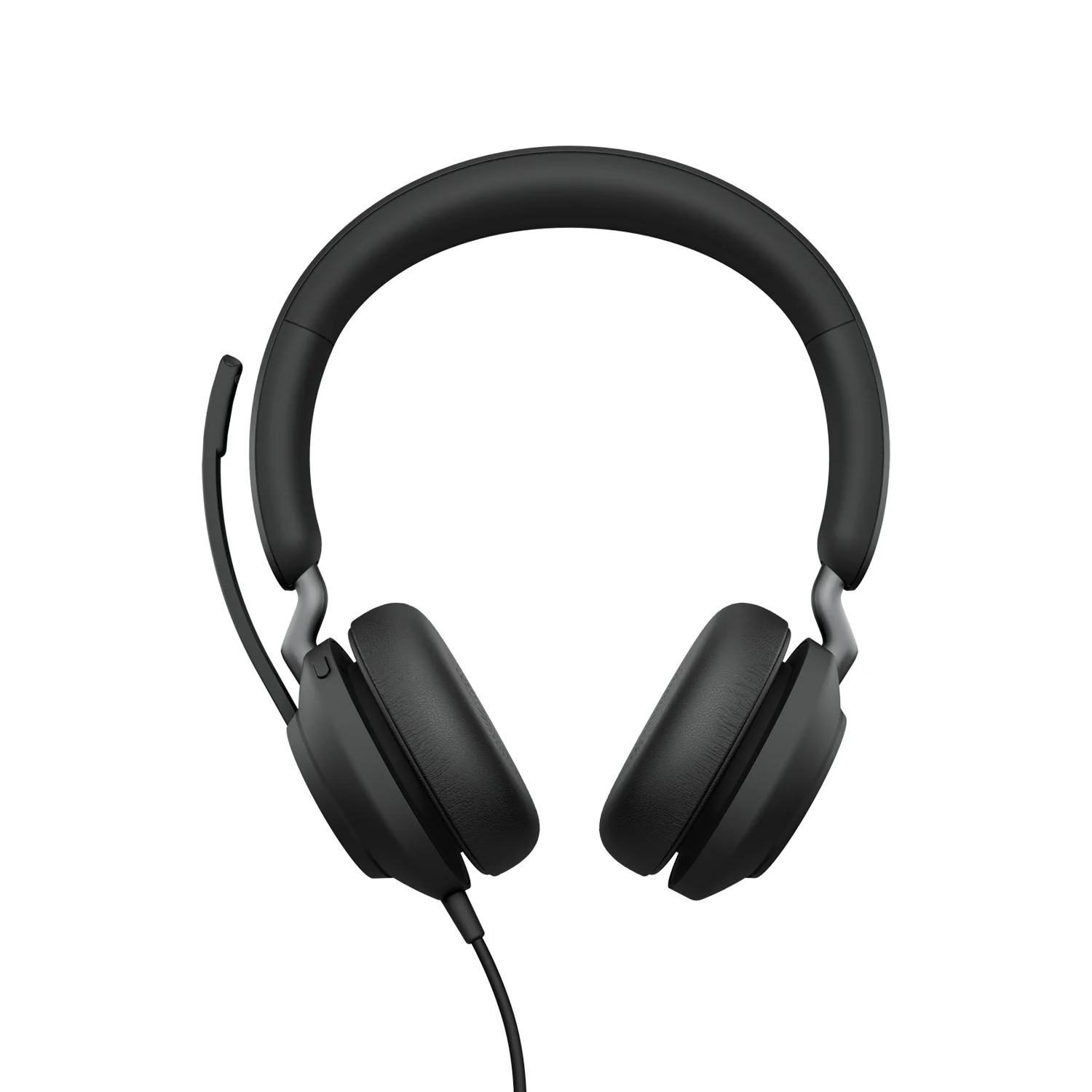 JABRA Evolve2 40 USB-C MS Stereo Headset With Noise Cancellation (Black) - Image 2