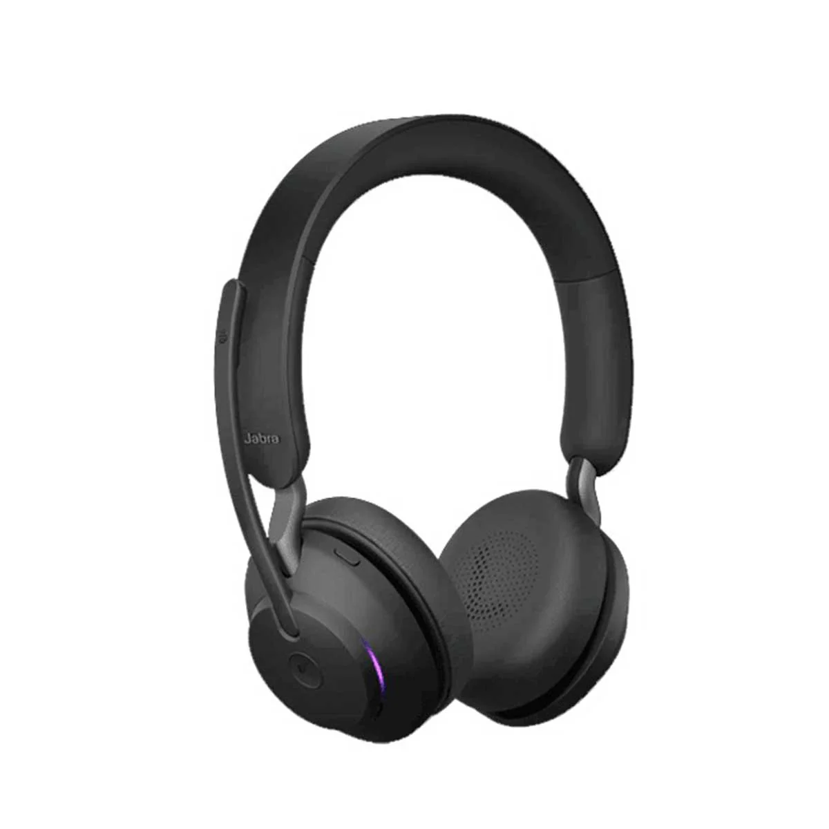 Jabra Evolve2 65 LINK380A MS Stereo USB-A Wireless Headset With Charging Stand (Black) - Image 2