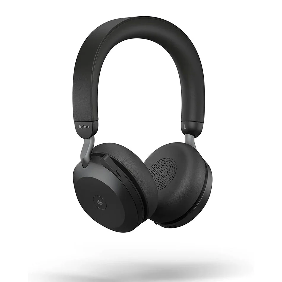 Jabra Evolve2 75 Link380A MS Stereo Noise-Canceling Wireless Headset (Black) - Image 2