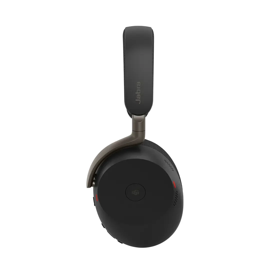 Jabra Evolve3 85 MS link390c USB-C Wireless Headset With Dongle & Wireless Charging Pad (Black) - Image 3
