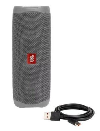 JBL FLIP 5 PORTABLE WATERPROOF SPEAKER (GRAY) - Image 4