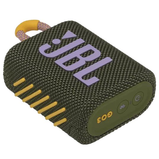 JBL Go 3 Portable Bluetooth Speaker (Blue, Green, Yellow, Red, Black, Black Orange, White, Teal, Blue Pink, Pink, Orange, Grey) - Image 10