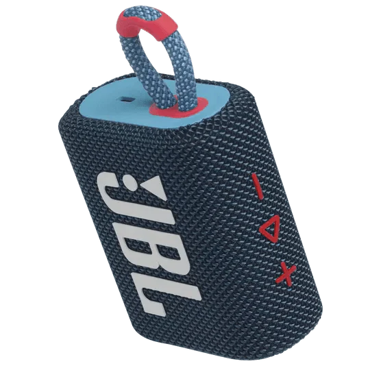JBL Go 3 Portable Bluetooth Speaker (Blue, Green, Yellow, Red, Black, Black Orange, White, Teal, Blue Pink, Pink, Orange, Grey) - Image 69