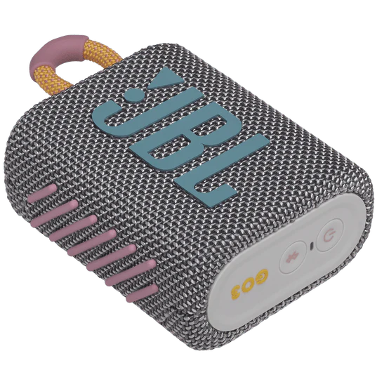 JBL Go 3 Portable Bluetooth Speaker (Blue, Green, Yellow, Red, Black, Black Orange, White, Teal, Blue Pink, Pink, Orange, Grey) - Image 90