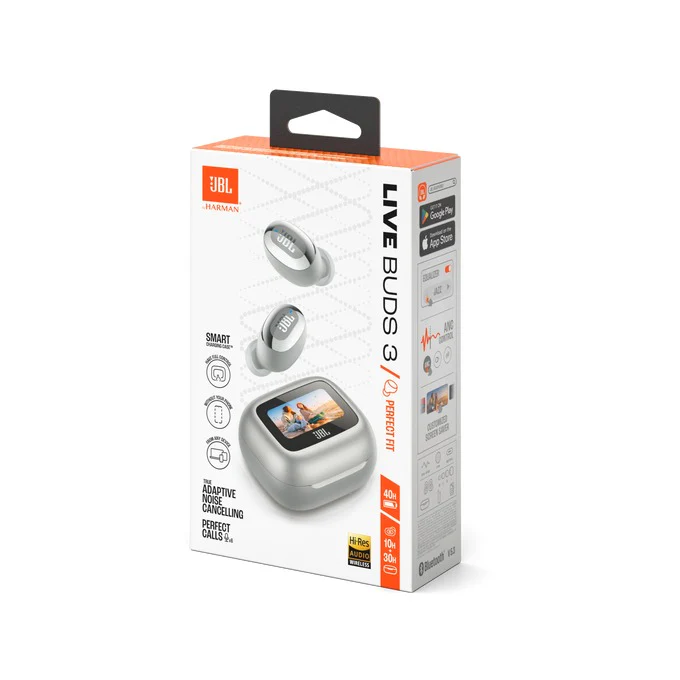 JBL Live Buds 3 True Wireless Noise Cancelling Closed-Stick Earbuds (Black, Silver, Purple, Blue) - Image 19