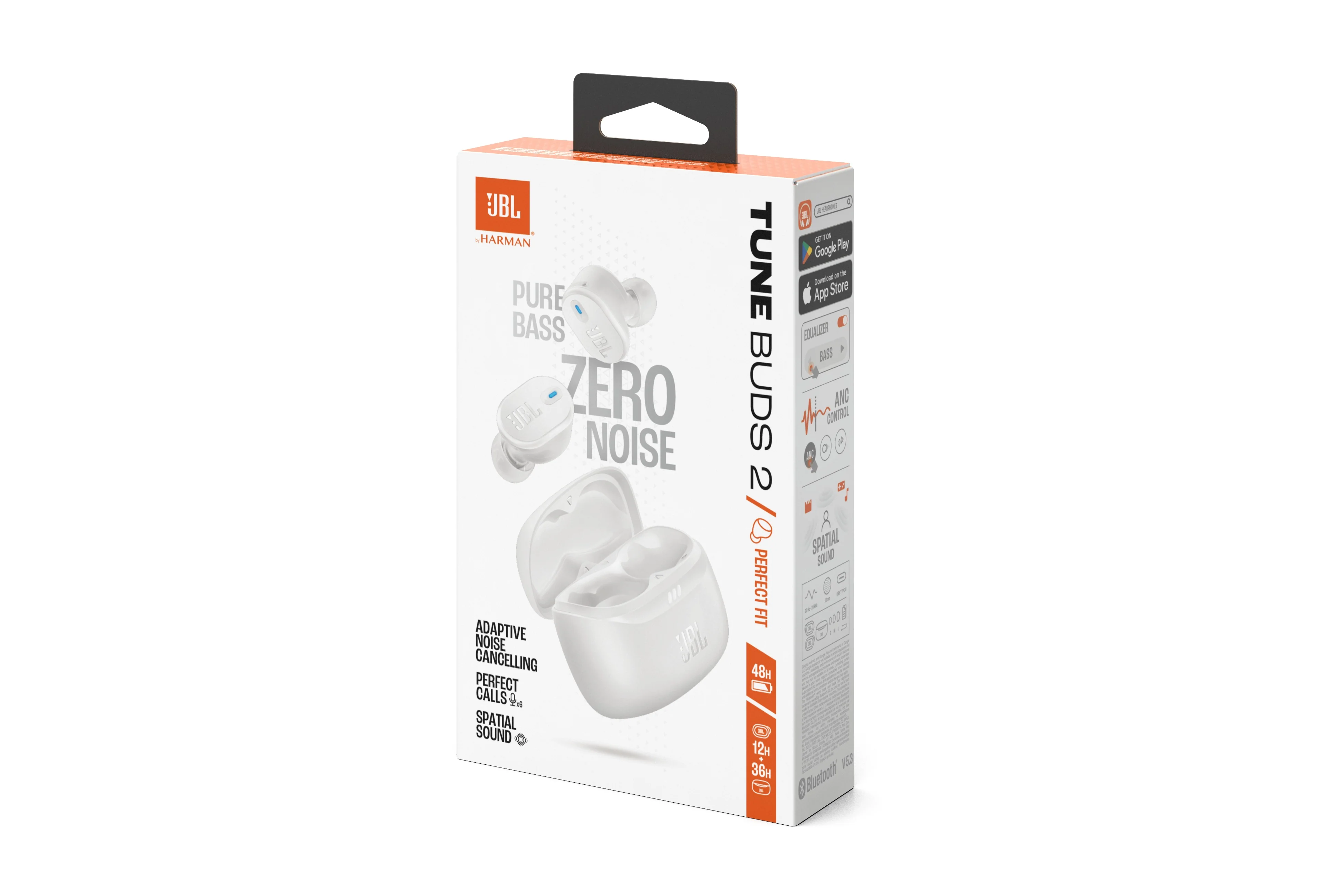 JBL Tune Buds 2 True Wireless Noise Cancelling (Black, White, Ghost Black, Ghost Mauve, Ghost White, Turquoise) - Image 14