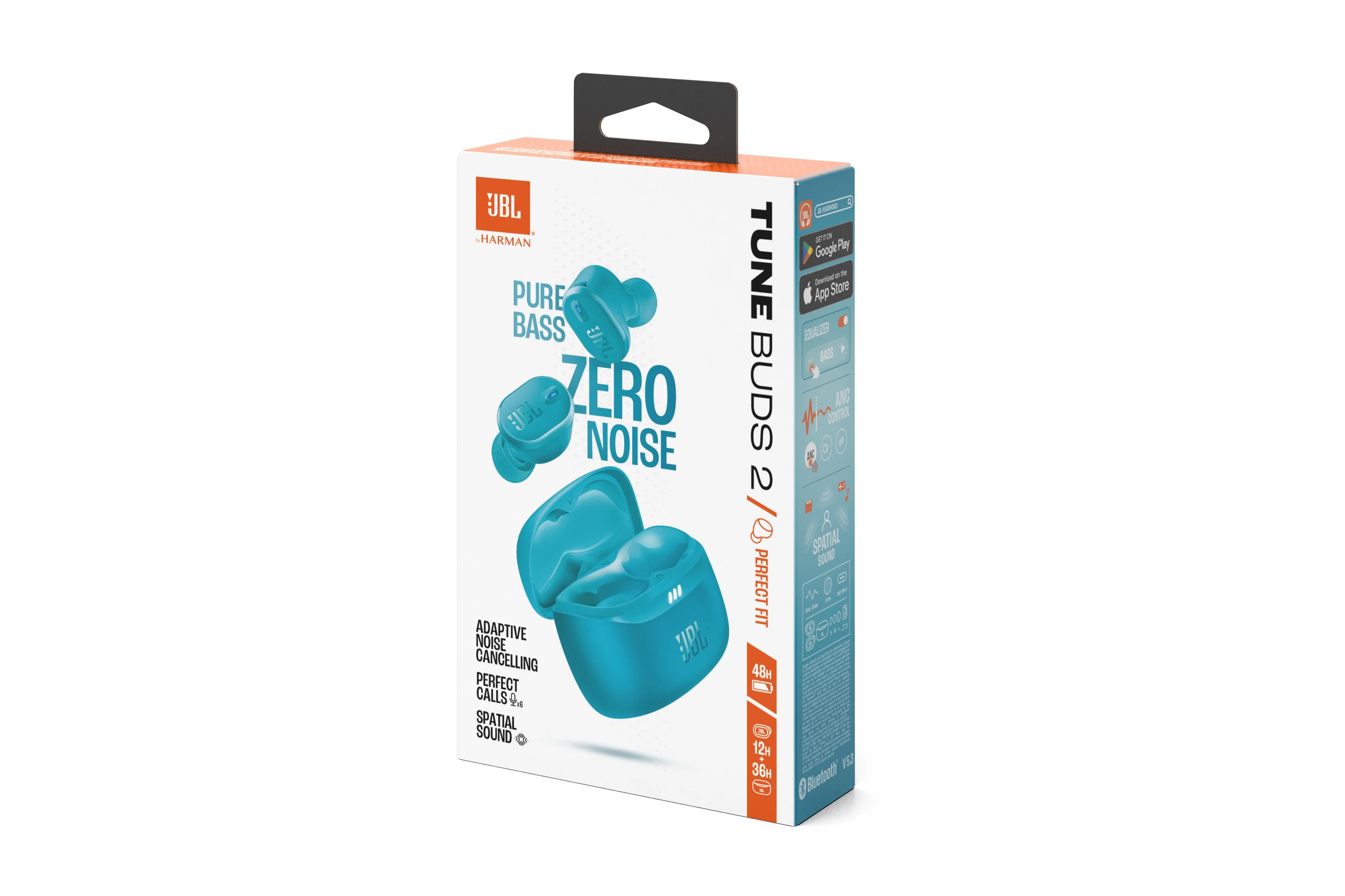 JBL Tune Buds 2 True Wireless Noise Cancelling (Black, White, Ghost Black, Ghost Mauve, Ghost White, Turquoise) - Image 28