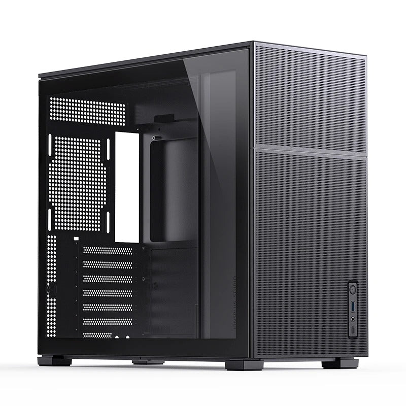 Jonsbo D41 Mesh ATX Computer Case (Black, White) - Image 2